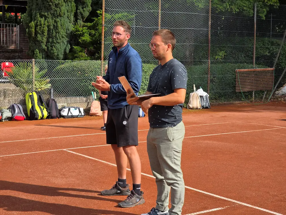 Dennis Ludwig (links im Bild) und Tim Aliveioglou