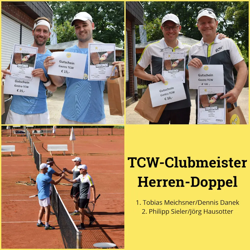Clubmeisterschaften Herren-Doppel: Tobias Meichsner/Dennis Danek