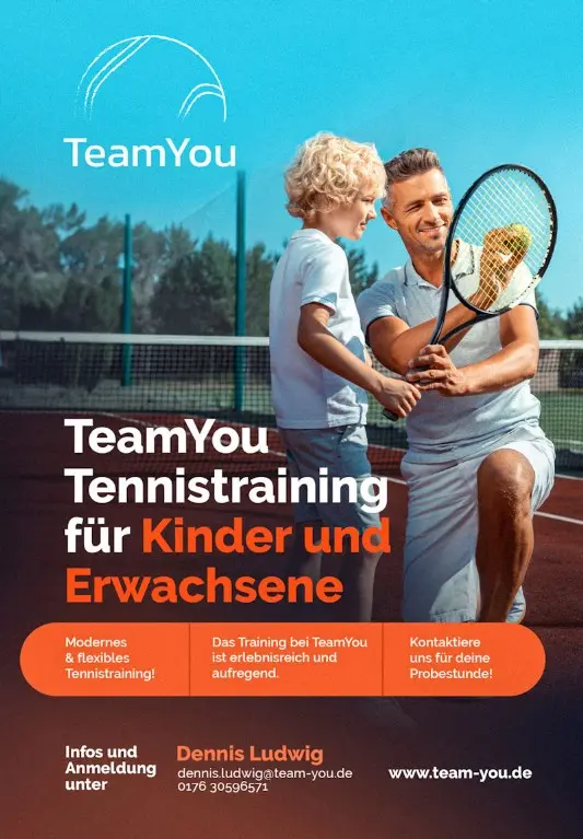 Flyer TeamYou Tennistraining