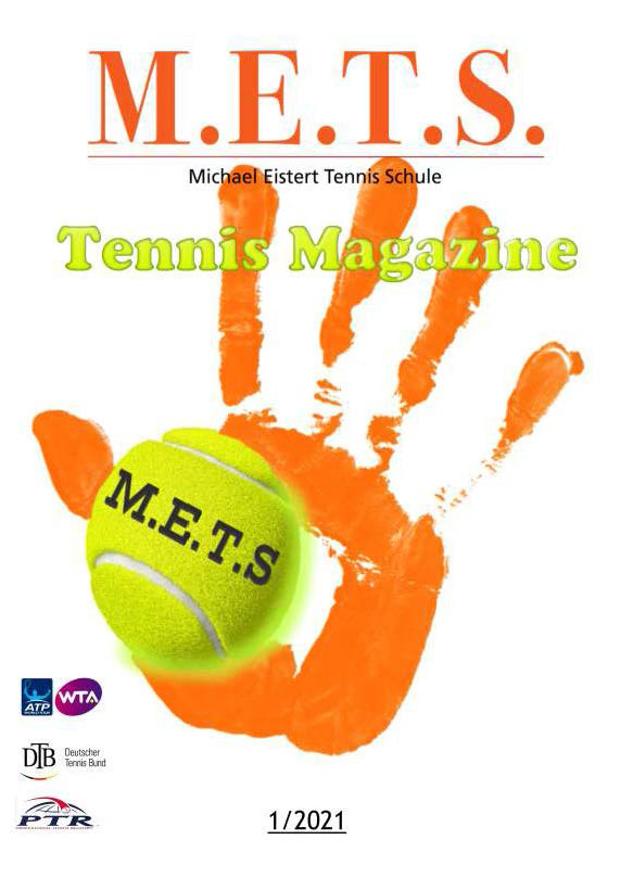 Titelseite des neuen Tennismagazins der Tennisschule Eistert